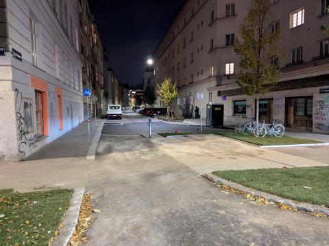 Radweg Hütteldorfer Straße in Costagasse