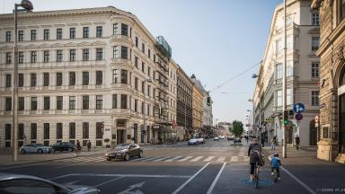 Getreidemarkt Richtung Museumsplatz. (c) Zoom VP.AT/Mobilitätsagentur