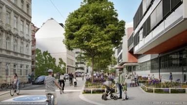Visualisierung Seeböckgasse. (c) Stadt Wien/Christian Fürthner 