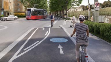 Visualisierung Alszeile. (c) Mobilitätsagentur/ZOOM.VP