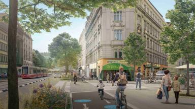 Visualisierung Julius-Tandler-Platz (c) SimZimGrimm/BOKEHdesignstudio